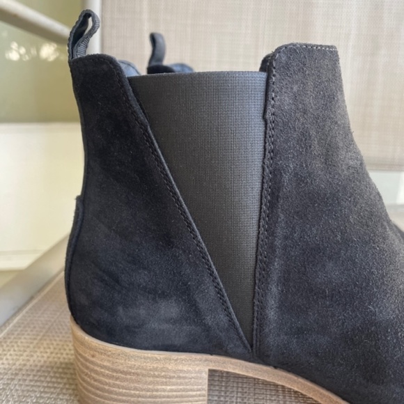 ACNE Black Suede Pointed Toe Ankle Boots EUC - Picture 4 of 12